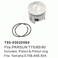 2 STROKE - PISTON, PISTON RING & BEARING  - PARSUN T75/85/90A -  YAMAHA E75B,85B,90A  - T85-05020060- Parsun